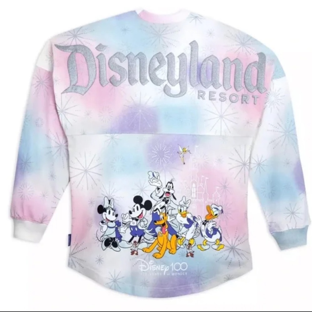 Spirit Jersey Sz XXL Disneyland 100 Years of Wonder Tie Dye Disney Parks Mickey